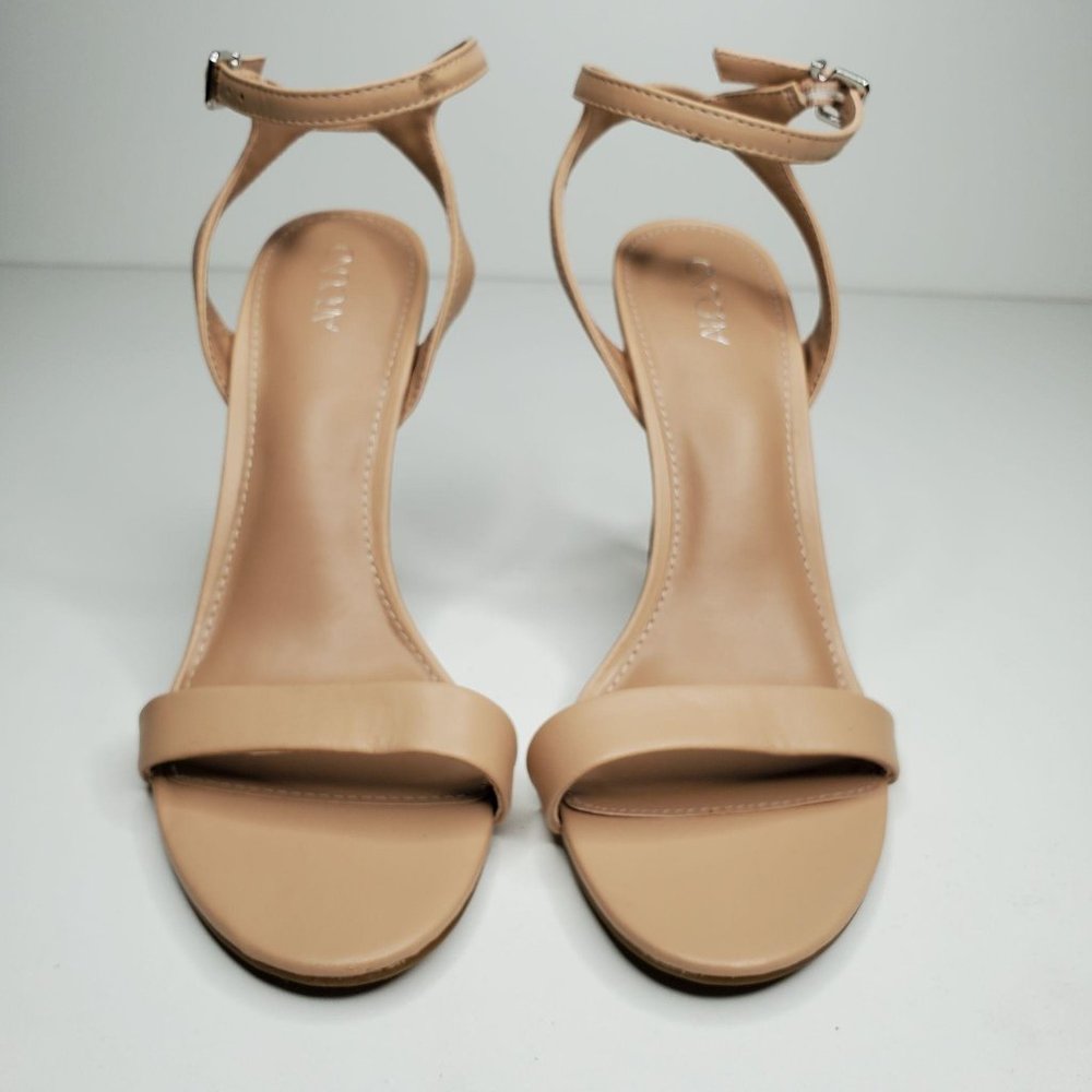 Abound Baxter Ankle Strap Sandal Heels Neutral Tan - Picture 2 of 10